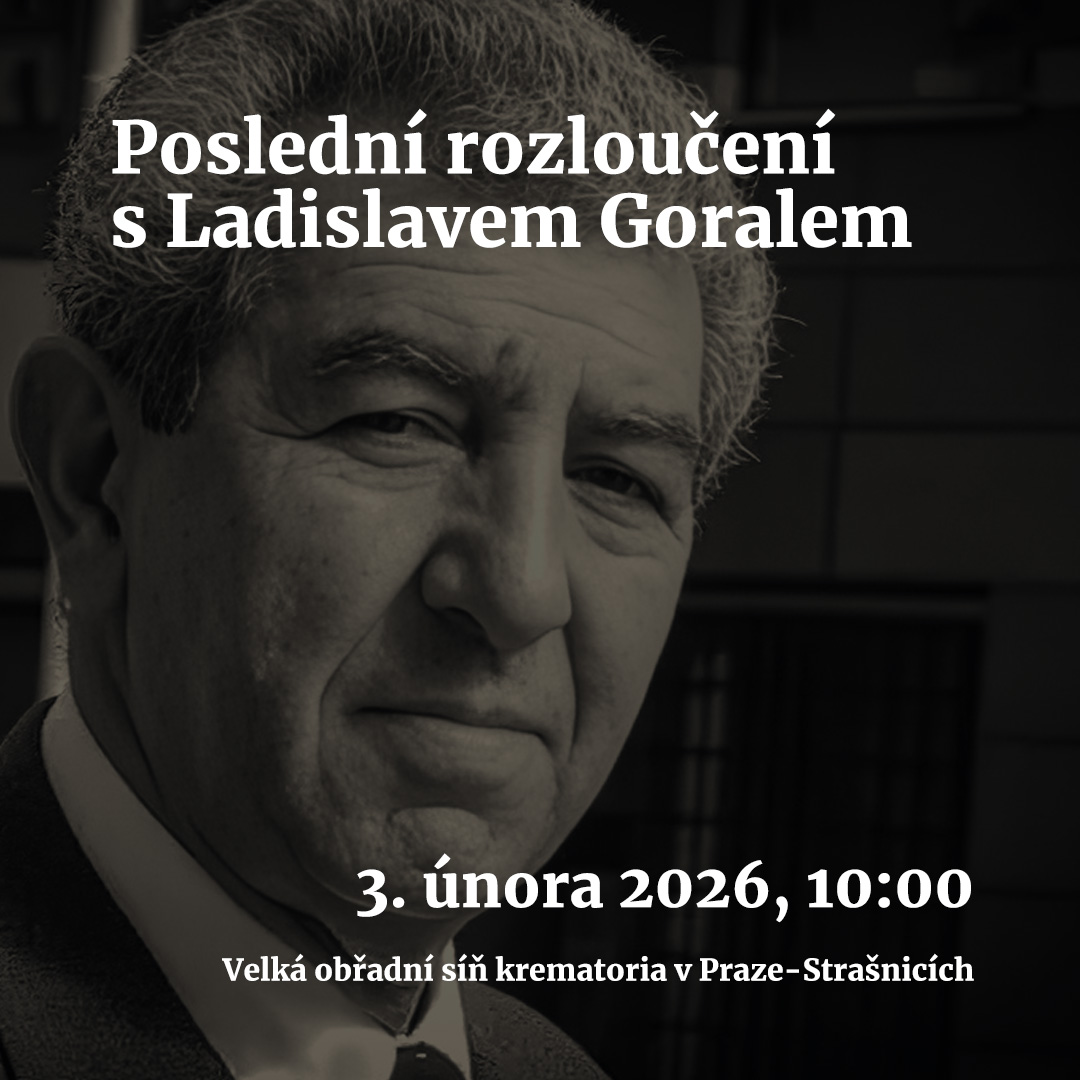 posledni rozlouceni s Ladislavem Goralem